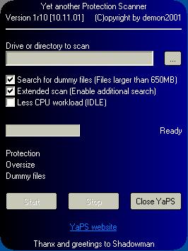 Yet another Protection Scanner (YaPS)