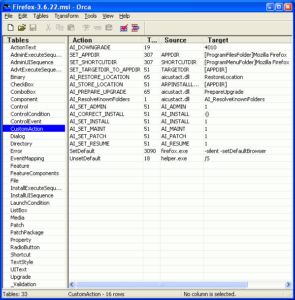 download orca msi editor windows 10